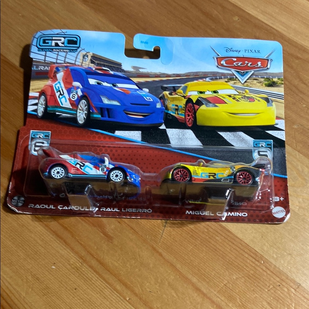 Mattel Blue and Yellow Cars & Vehicles Toy Set